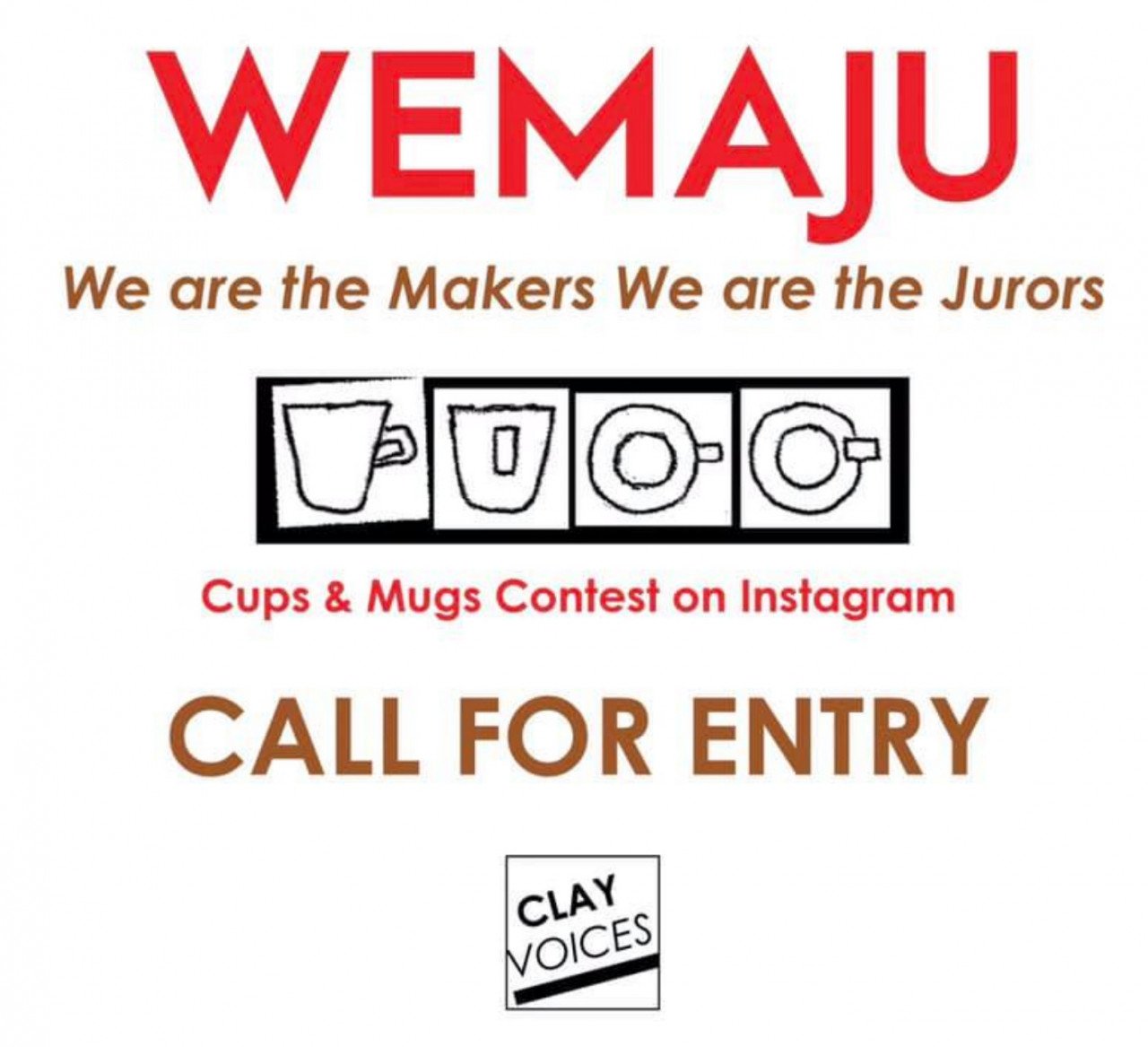 Call For Entry Clay Voices Wemaju Musing About Mud